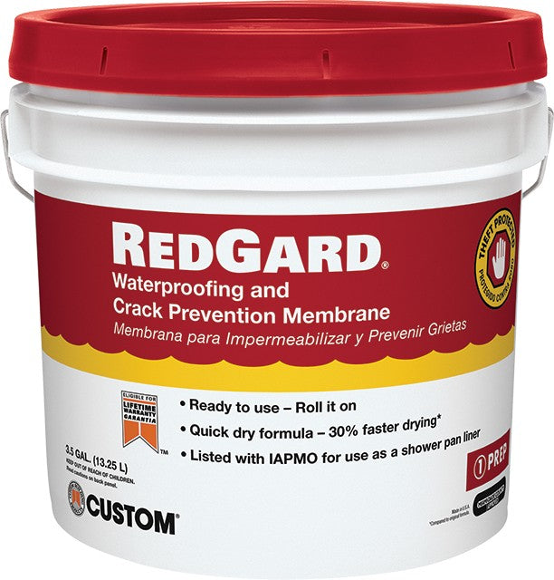RedGard Waterproofing & Crack Prevention - 3.5 gal