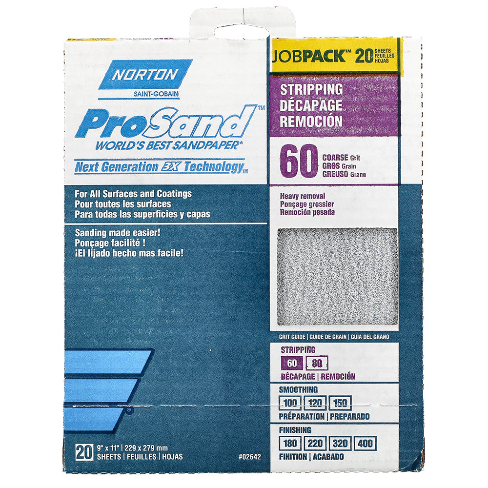 ProSand sandpaper 60 Grit - 20 Pk