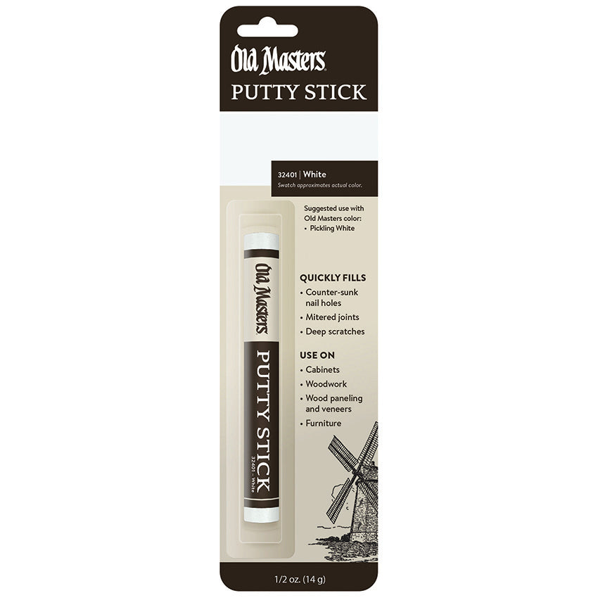 Old Masters 32401 White Putty Stick
