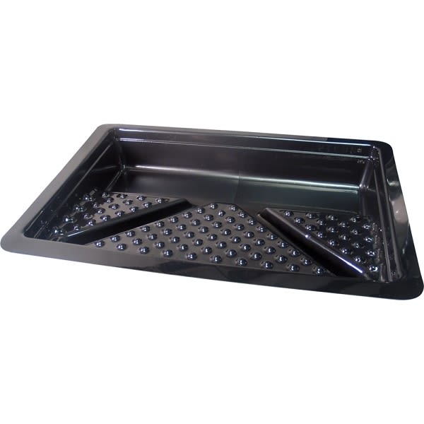 18" Black Plastic Roller Tray