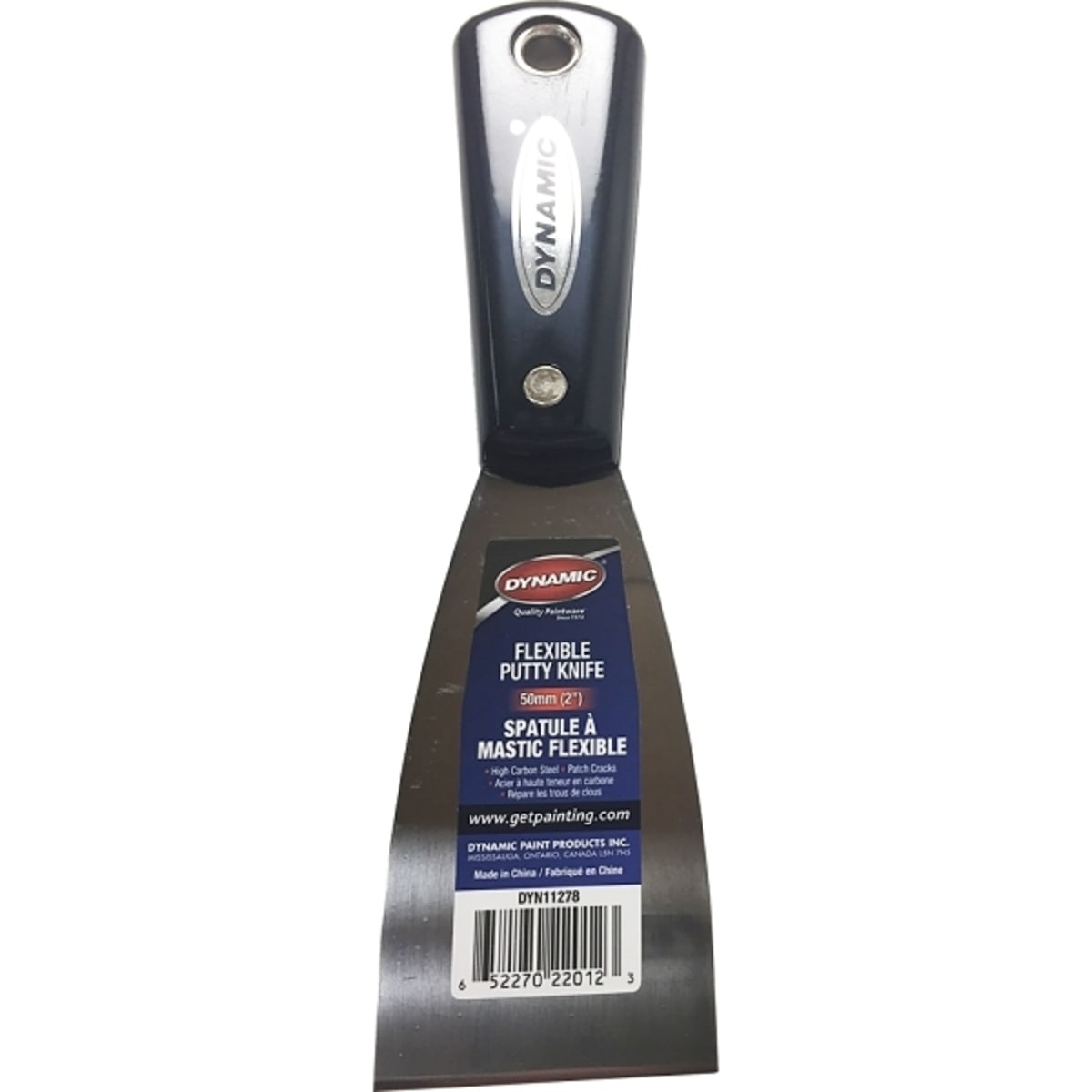 2" Flex Putty Knife with Carbon Steel Blade