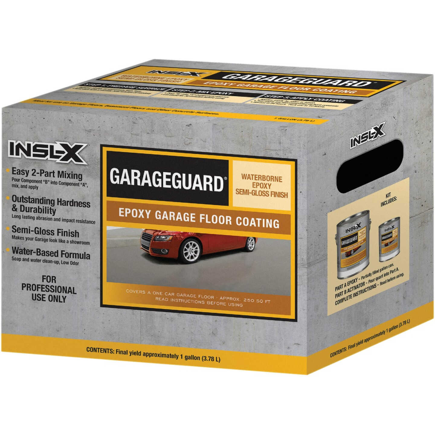 Insl-X Garage Guard Kit Showroom Gray - Gallon