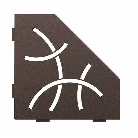 Kerdi Corner Shelf Curve Pentagon / Bronze