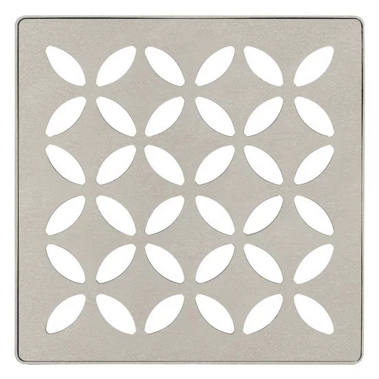 Kerdi Grate Floral - Greige - 4x4 TSBG