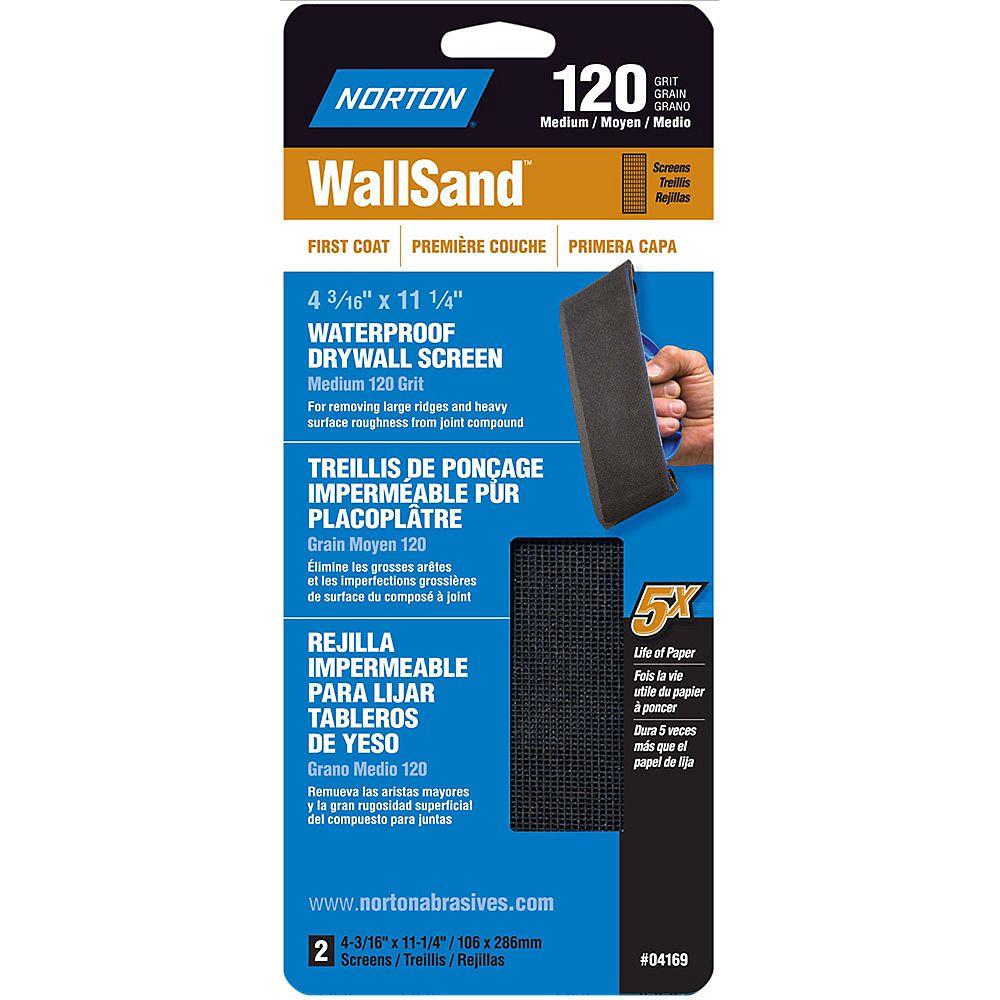 120 Grit Drywall Sheets 5 Pk