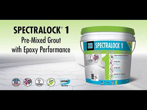 Spectralock 1 Premixed Epoxy Grout / Silver Shadow 3188 - Gallon