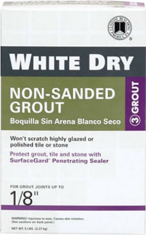 White Dry Non-Sanded Grout