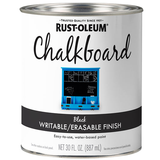 Black Chalkboard Paint - 30 oz