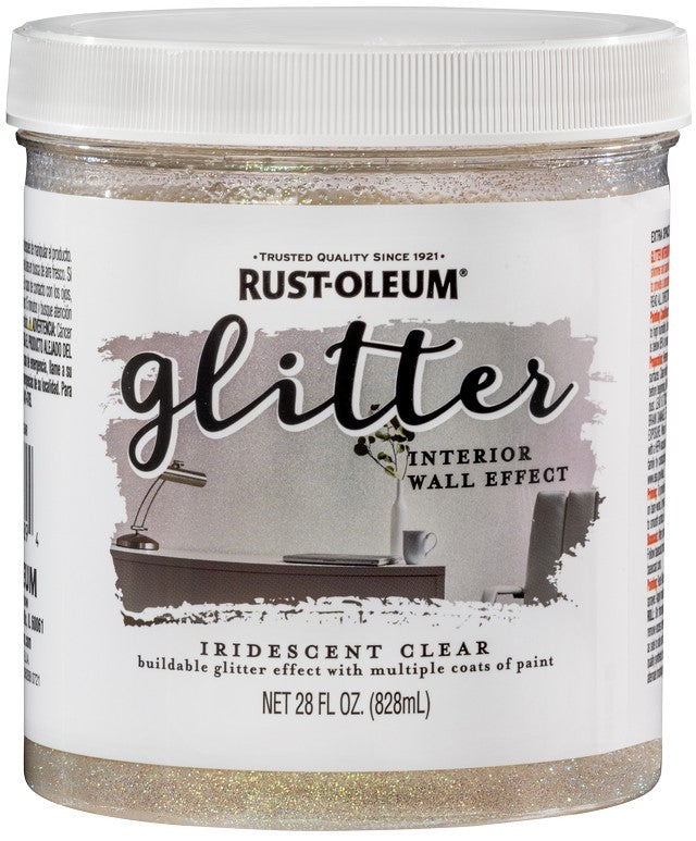 Rust-Oleum Iridescent Clear Glitter - Qt