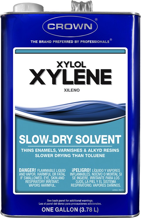 Crown Xylene Slow-Dry Solvent - Gal