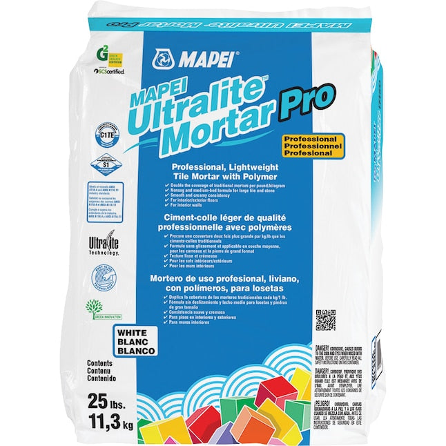 Mapei Ultralite Pro White - 25 Pounds