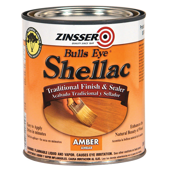 Zinsser Amber Shellac - Quart