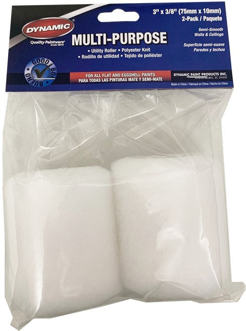 3" x 3/8" Roller Cover - 2pk