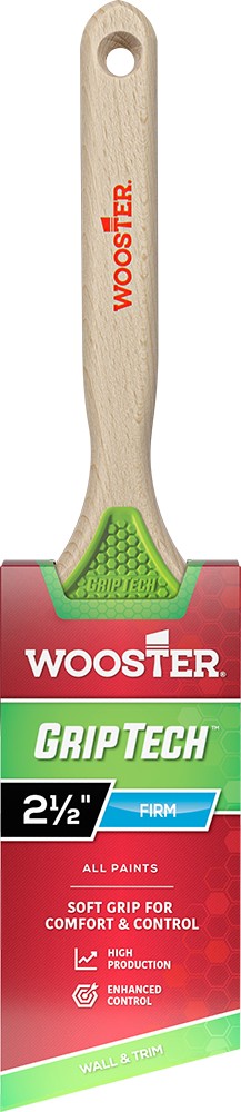 CASE of 6 -2 1/2" GripTech Angle Paint Brush