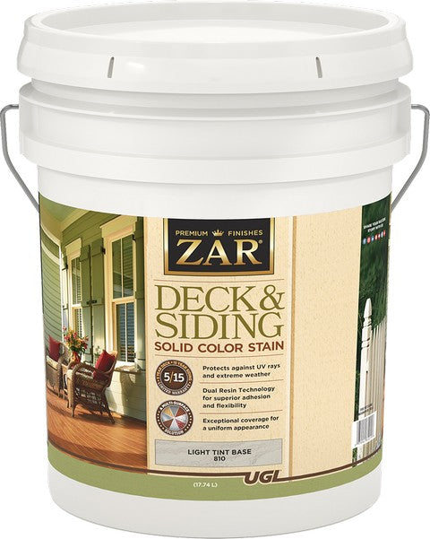 Zar 81015 Solid Color Stain - 5 Gal