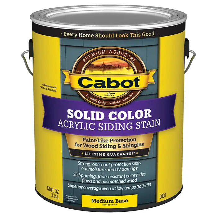 Cabot 0808 - Solid / Medium Base - Gallon