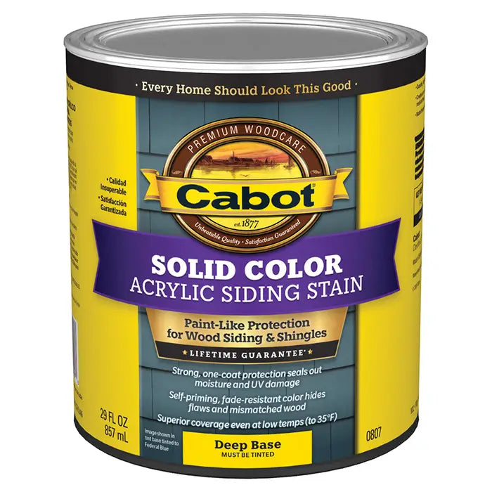 Cabot 0807 - Solid / Deep Base - Gallon