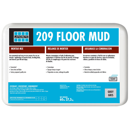 209 Floor Mud - Grey 60 lbs