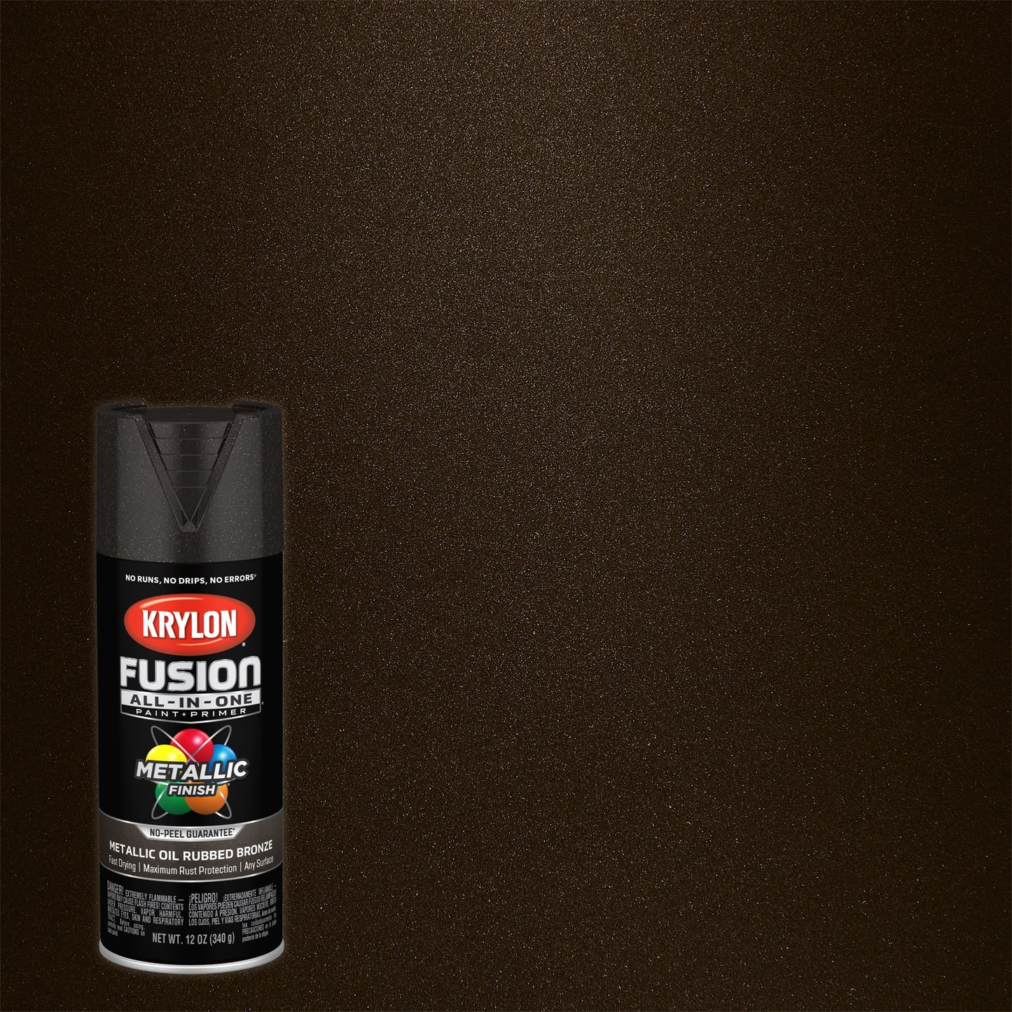 Spray Paint Brushed Metallic Oil Rubbed Bronze Satin - 12oz