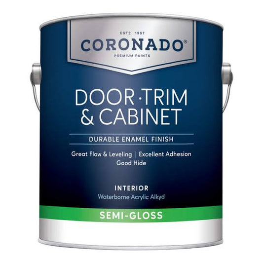 1204-1 Coronado Door, Trim & Cabinet, Semi-Gloss White - Gallon