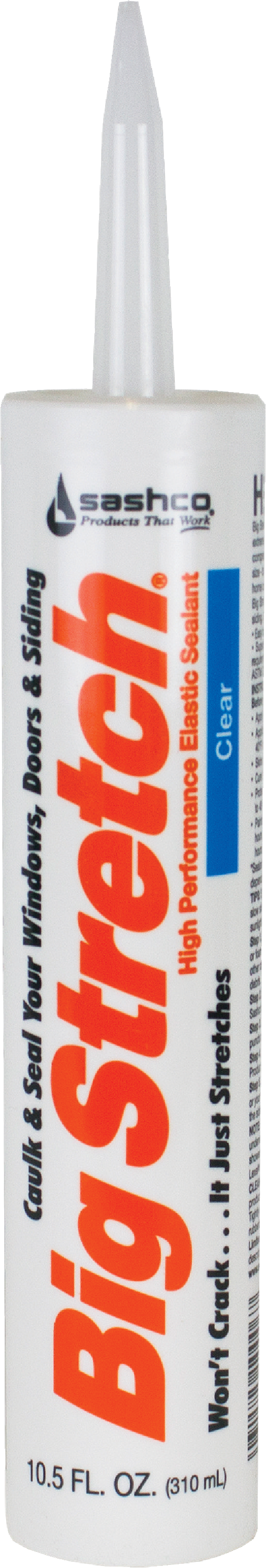 Big Stretch Clear Caulk - 10.5 oz