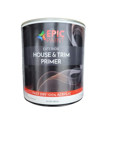 Epic 62300-004 - House & Trim / White - Quart