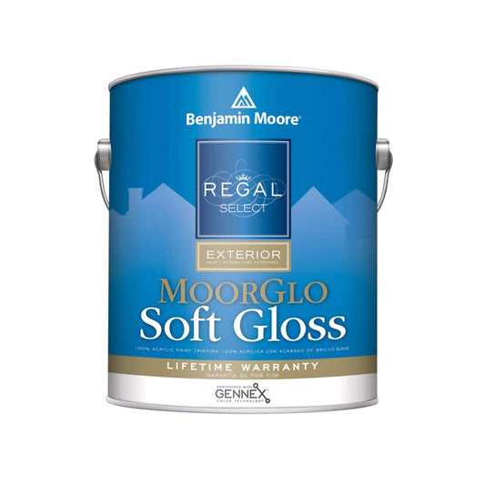 W09601-001 - Moorglo Soft Gloss / White - Gallon