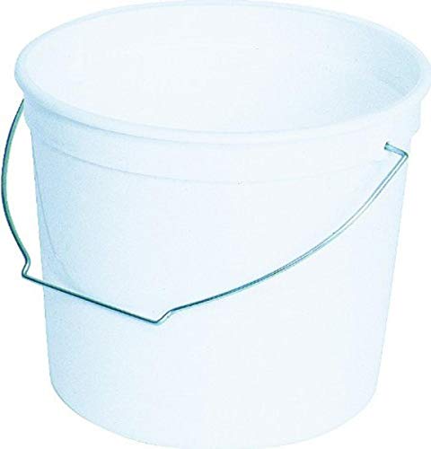 Small White Plastic Pail - 2.5 Quart