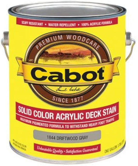 Cabot 1844 - Solid / Driftwood Gray - Gallon