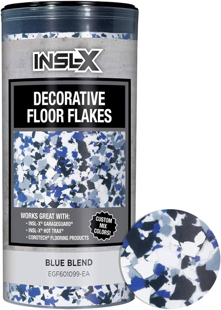 Insl-x EGF-601 Blue Blend Decorative Flake - 12 Oz