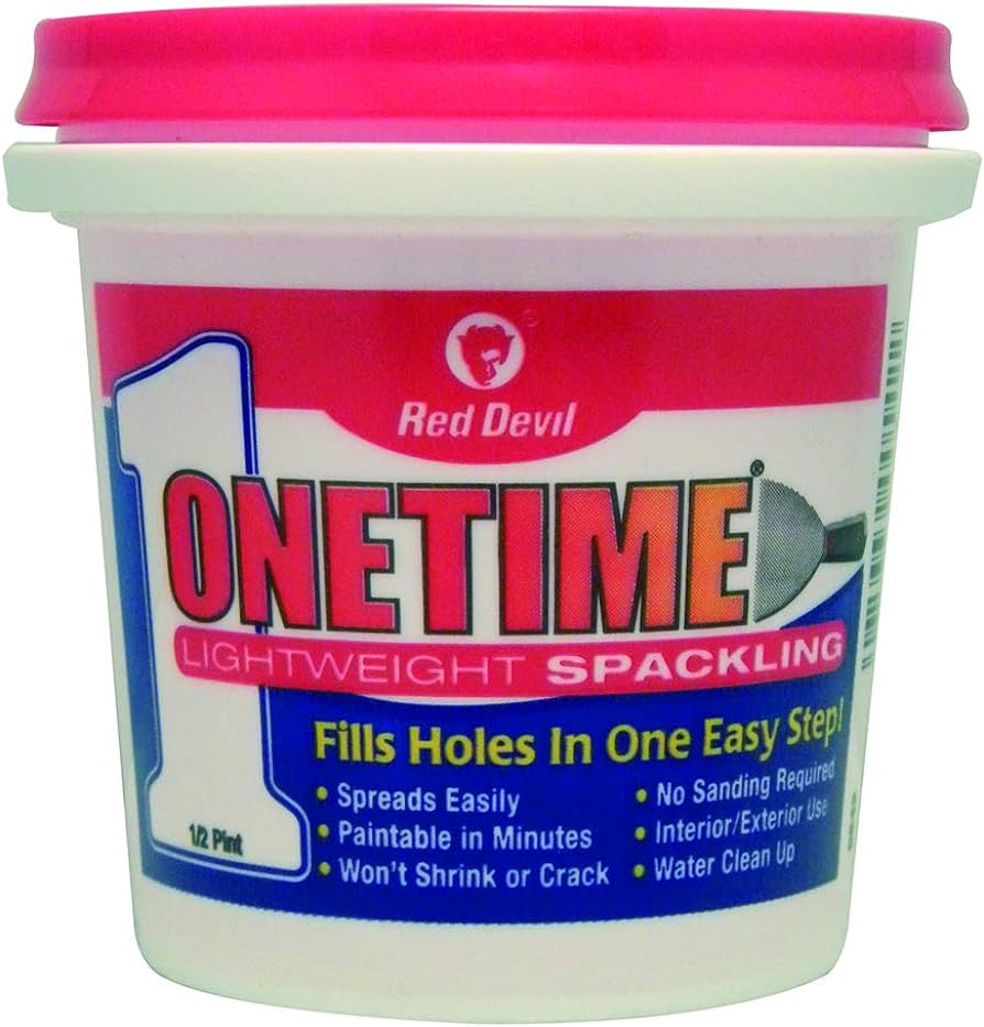 Onetime Lightweight Spackle - 1/2 Pint