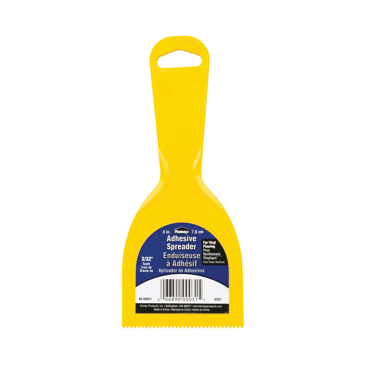3" HOMAX VINYL FLOOR SPREADER 3/32"