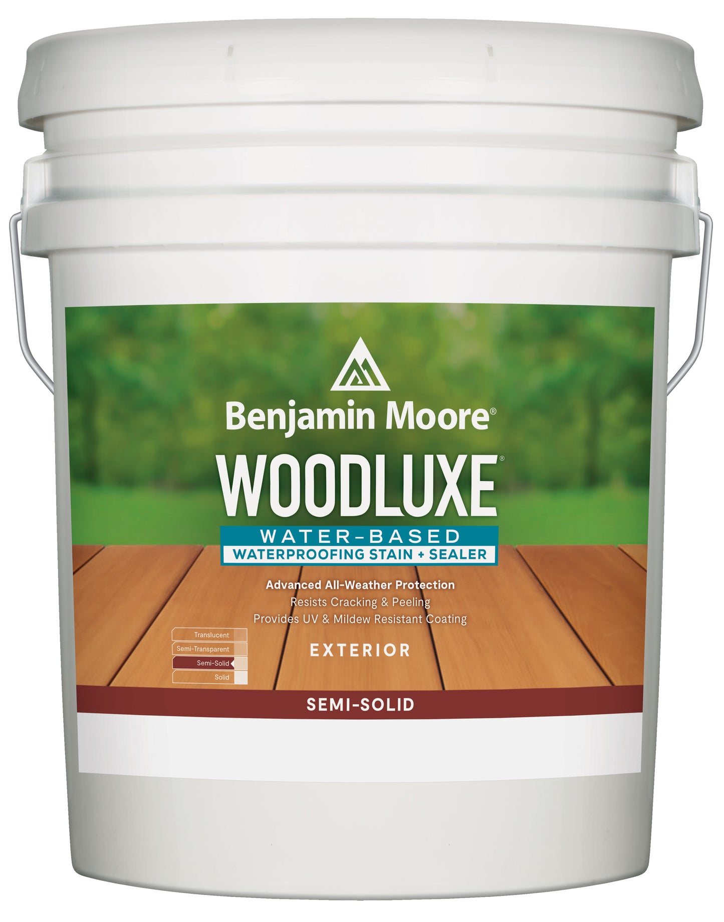 69306-005 - Woodluxe WB Stain + Sealer / Semi-Solid - 5 Gallon