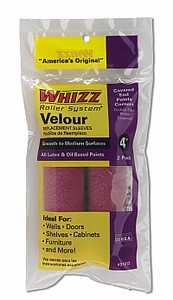 Whizz 4" Purple Velour 3/16" 2 pack