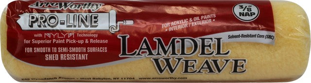 9" x 3/8" Nap Lamdel Weave Roller Cover