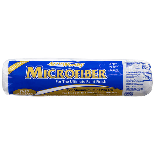9" x 3/8" Microfiber Roller Cover