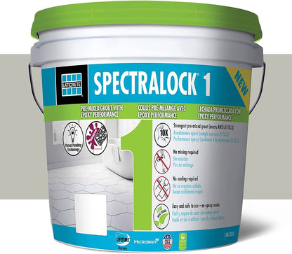 Spectralock 1 Premixed Epoxy Grout / Light Pewter 3190 - Gallon