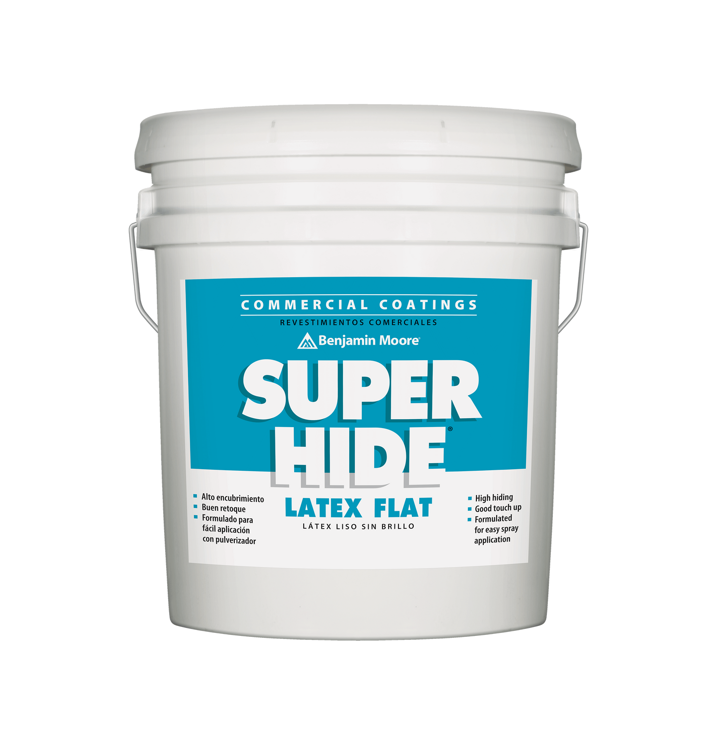 28201-005 - Super Hide Flat White - 5 Gallon