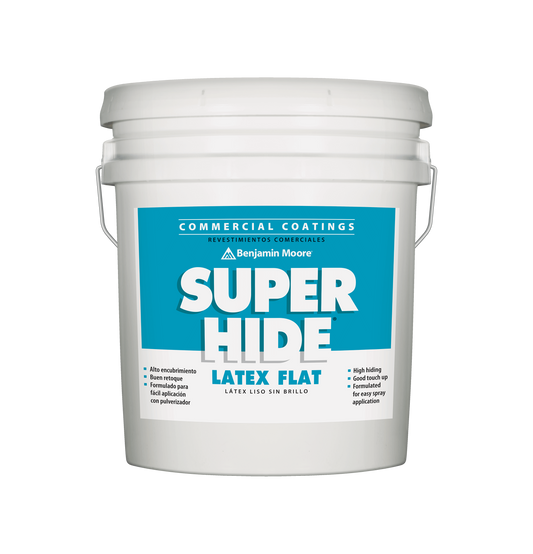 28201-005 - Super Hide Flat White - 5 Gallon