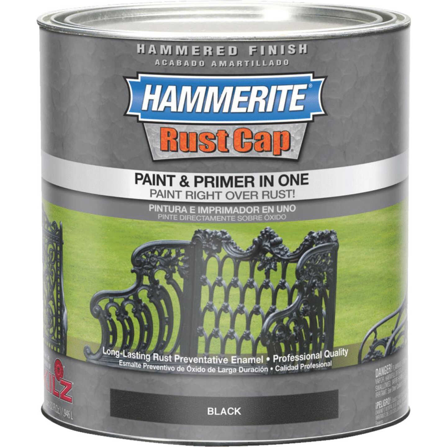 Hammerite Rust Cap Black - Quart