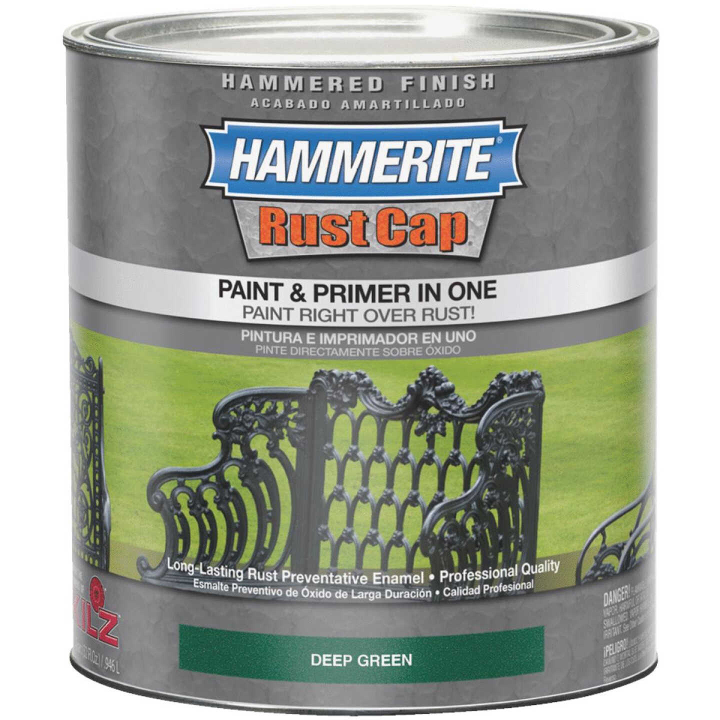 Hammerite Rust Cap Deep Green - Quart