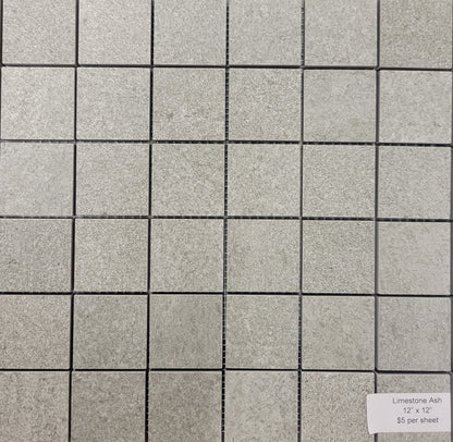 CLOSEOUT Tuscania Limestone 2x2 Mosaic PER SHEET