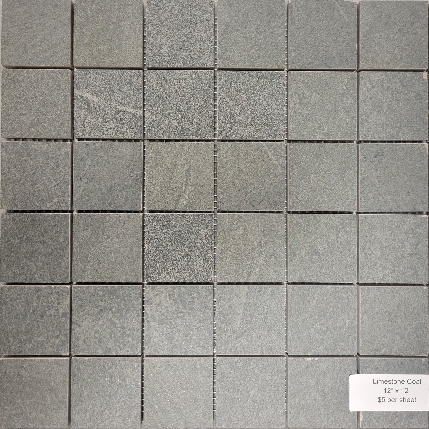 CLOSEOUT Tuscania Limestone 2x2 Mosaic PER SHEET