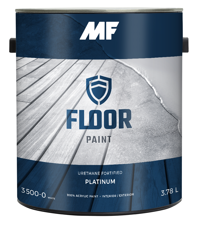 MF 3500-0-004 - Floor Paint Semi-Gloss / White - Quart