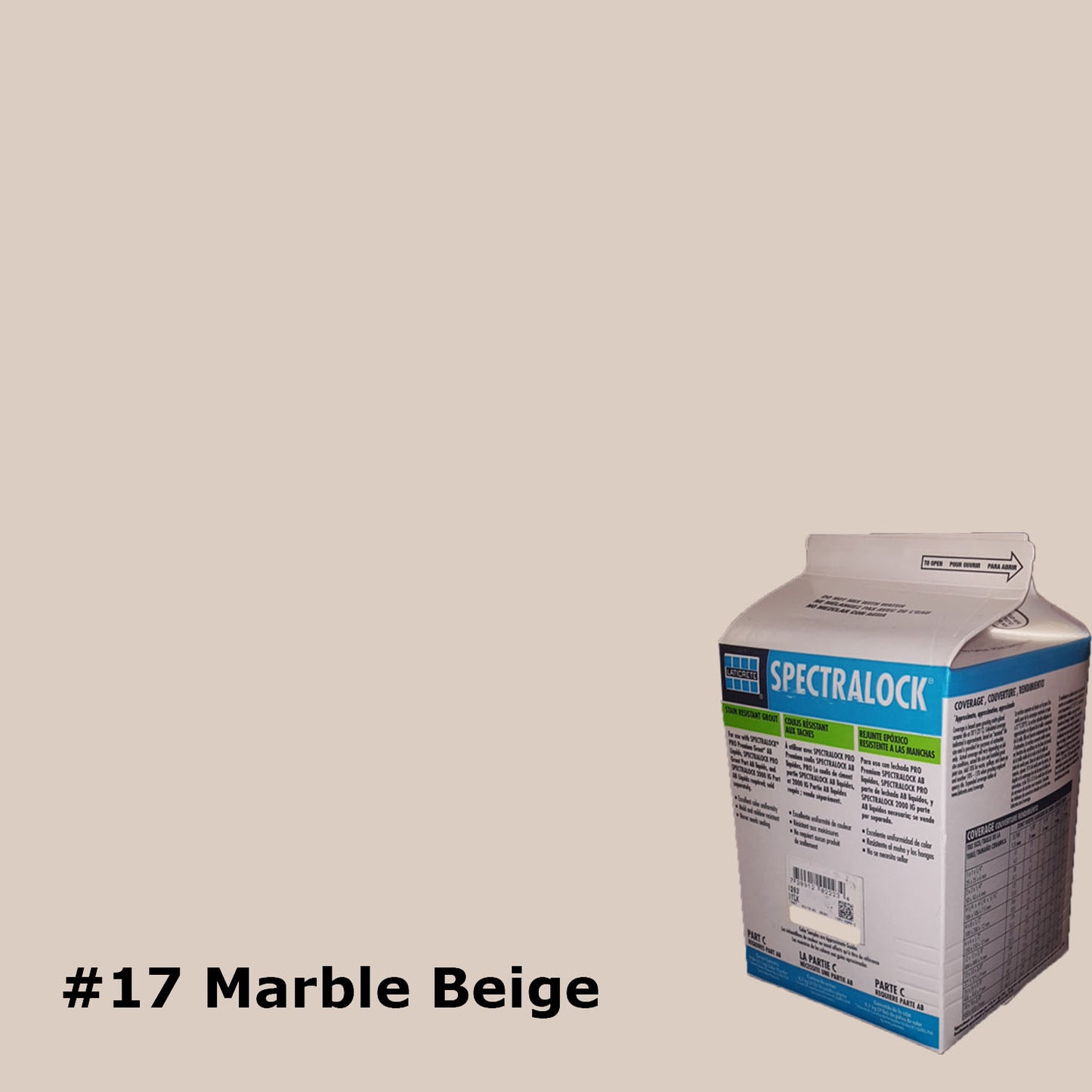 Spectralock 1 Premixed Epoxy Grout / Marble Beige 3117 - Gallon