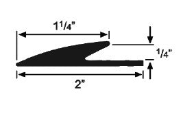 Transition 1/4" Reducer Black - LF