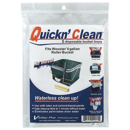 Quick n' Clean Liners - 4 Gallons - 5 Pack