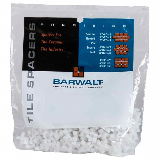 1/16 Barwalt Precision Tile Spacers - 200 Pieces