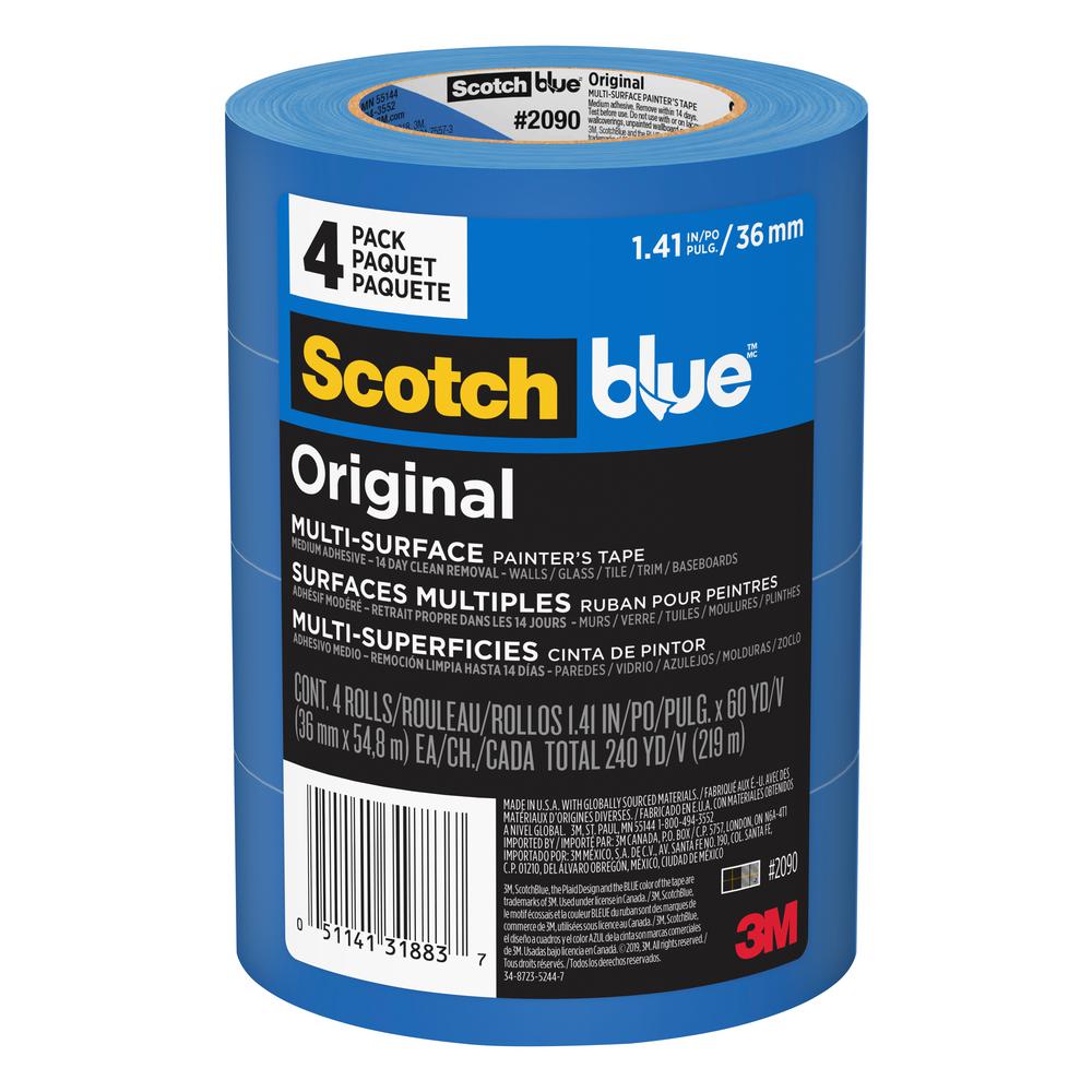 1 1/2" Blue Tape - 4 Pack