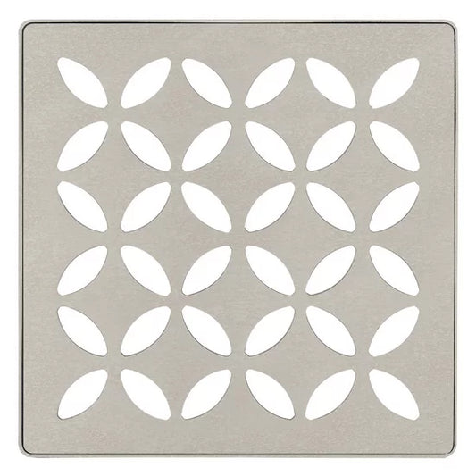 Kerdi Grate Floral - Greige - 4x4 TSBG